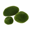 Deco moss stones 8 pieces 4-8 cm O6P4