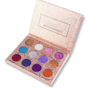 12 Color Glitter Eyeshadow Palette Long Lasting Shiny Eye Shadow Set Eye  XYS