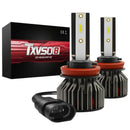 Txvso8 G4 2Pcs H8/H9/H11 Led Car Light Bulbs Flip Eutectic Chips-28000Lm 60 G5O7