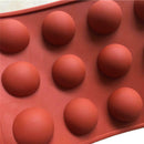 2x Half Ball Sphere Silicone Cake Mold Muffin Chocolate Cookie Baking Mould DIY