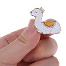 Cute Funny Animals Enamel Pin Llama Badge Brooch Lapel Pin Cartoon Decoratio Bj