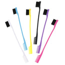 3pcs/lot Double Sided Edge Hair Brush Comb Hair Beauty Salon Tools Eyebrow br Nw