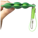 3 Pack Squeeze-a-Bean Puchi Puti Mugen Edamame Keychain Keyring Extrusion B S5B4