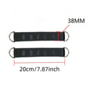 150kg Swing Hanging Straps Kit Gym Hanging Strap Webbing W/ D-ring Hooks