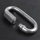 Stainless Steel Screw Gate Rock Lock Climbing Gear Carabiner 8MM M3I3