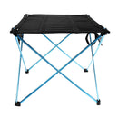 Aluminium Alloy Camping Folding Table Tavel Picnic Portable Desk Blue