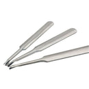 3x Leather Leathercraft Tool Stitching U+V Shaped Groover Skiving Edge Beveler