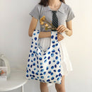Ink Print Handbag Women Reusable Daily Portable Lady Large Shopping Totes