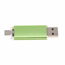 32GB USB Stick 2.0 OTG mini USB Flash Drive for Mobile PC Green N3F2