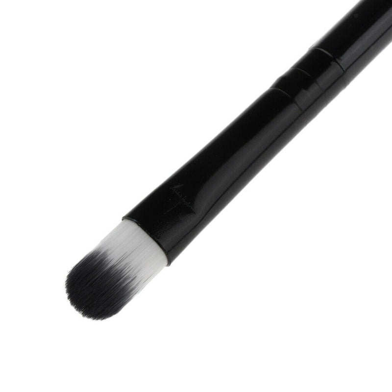 1 Piece Black Double Sided Precision Brush for Women Girls Eye Makeup, Suitable