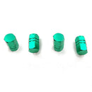 4PCS Car Aluminum Tire Wheel Rims Stem Air Valve Caps Tyre Cover Accessories Kit