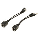 Passive PoE Power Over Ethernet Injector Splitter Adapter CAT5 Cable Kit