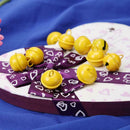 20pcs 25mm Metal Jingle Bells Christmas Hanging Decor Pet Pendant (Yellow)