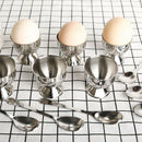 Stainless Steel Egg Cup Stainless Steel Set 12 Includes 6 Egg Cup Holders a