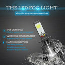 H3 LED Headlight Bulb Car Fog Light Beam Lamp 6000K 80W 9600LM White gfj SKP