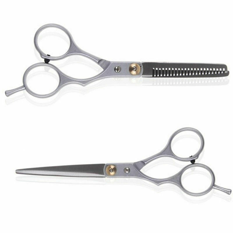 2pcs 6" Professional Hair Cutting & Thinning Scissors Hairdressing Kit Useful