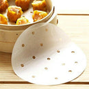 100pcs Air Fryer Liners, 9inch Bamboo Steamer Liners, Premium Perforated Pa T5I1