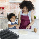 Silicone Baguette Pan - Non-Stick Perforated Fench Bread Pan Forms , Hot Do M9X9
