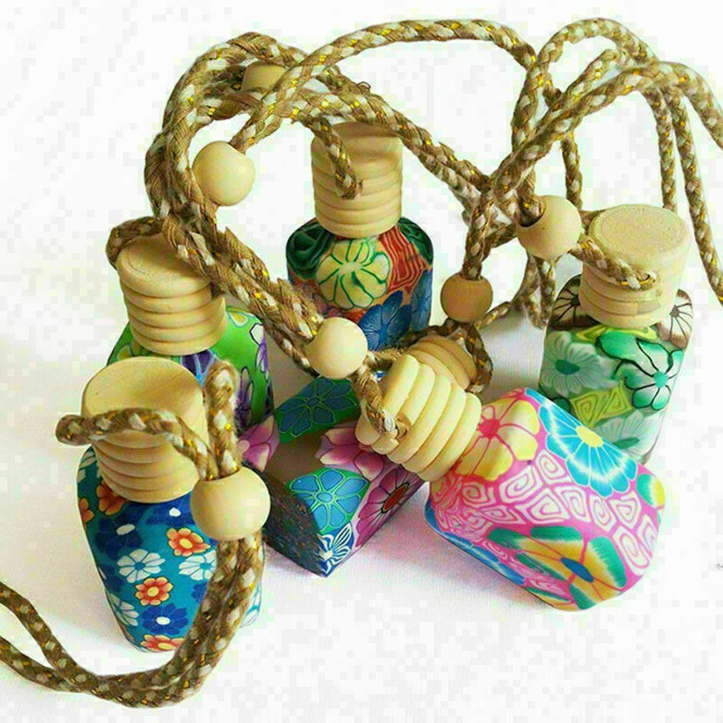 1Pc 12ml Empty Hanging Perfume Essential Oil Bottle Car On Roller-2017 N4A9 X8Z3