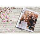 Retro Wood Planks Flower Photography Background Cloth Backdrop (0.4x0.6m)
