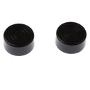 2 Pcs Footswitch Topper Guitar Effect Foot Nail Cap for Effects Pedal Black