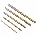50 Pcs Titanium Coated High Speed Steel Drill Bit Set Tool 1/1.5/2/2.5/3mm T6F7