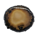 3x Agate Slice Crystal Embellishments Coaster Cup Mat Coffee Tea Mat Mix 6#