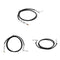 4 Pieces of 6.35 Mm 1/4 Inch TS Socket to 1/4 TS Socket