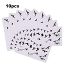 10 Sheets Flying Birds Temporary Tattoo Stickers Waterproof Body Art Decor