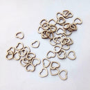 50pcs/pack Wooden Hollow Heart Shape Wedding Table Scatter Decor Ornaments
