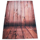5x7FT Vinyl Photography Backdrop Photo Background, Brown wood wall floor S6W2