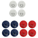 4 Pieces D-Ring Pad Patch For Inflatable Boat Raft Pvc Raft / Dinghy / Kaya