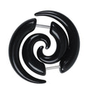 Jewelry Men's Earrings, Horn Claw Earrings, Acrylic Stainless Steel, Black