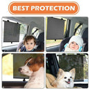 Car Side Window Sun Shade [2 Pack] Universal Car Window Roller Shade, Retra