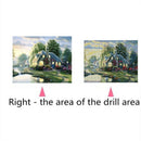 Fairy Wood Cabin Diamond Painting Cross Stitch Needlework Full Kit Rhinesto