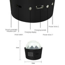 Mini Wireless Disco Ball Light Sound Activated Led Party Strobe Car Light P G6P1