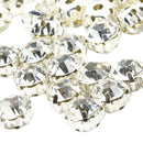 100pcs Rhinestone Loose Faceted Beads Wedding Embellishment Scrapbooking 8mm