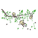 New Stylish Jungle Monkey Play Wall Stickers Nursery Kids Room Decor Decals Cute
