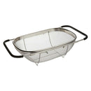 Adjustable Stainless Steel Kitchen Colander Strainer On Handles