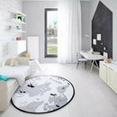 Adventure World Map Baby Play Mat Infant Home Funny Round Crawling Rug Indoor
