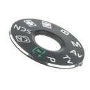 Metal Top Cover Dial Mode Plate Interface Cap Button Replace / Spare Part for