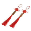 Qing Dynasty Red Chinese Knot Luck Coins Wealth Home Decor Ornament style 5