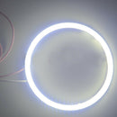 60MMCar 12V COB LED CCFL  Rings Angel Eyes DRL Fog Light Head Lamp White