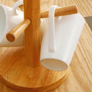Tree Shape Wood Coffee Tea Cup Storage Holder Stand Kitchen Mug Hanging Dis