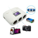 Multifunctional dual usb car car phone charger one drag three cigarette lig