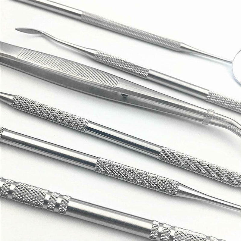 6pcs/set Stainless Steel Dental Tools Tooth Dentist Hygiene Explorer Probe
