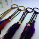 1x DIY Hair Jewelry Feather Hair Extension Boho Hair Dreadlock G6T4 Decor B J8K1