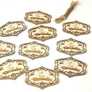 Retro Wood Eid Mubarak Hanging Ornament Muslim Ramadan Decor Pendant U8J0
