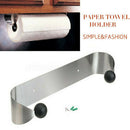 Rack Shelf Kitchen Paper Towel Holder Stainless Steel Under Cabinet Wall Mou_