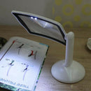 Portable Desktop 3X Magnifier Led 180 Degree Rotatable Desk Lamp Lighting L V9Q2